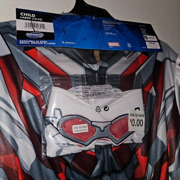 NEW Marvel Avengers Captain America Halloween Costume Boys Large 12-14 Falcon - Picture 7 of 11